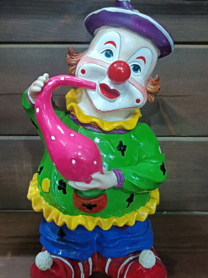 Vintage clown money box like new