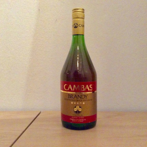 Brandy 5* Cambas 750ml 40% alc vintage new, collectible bottle