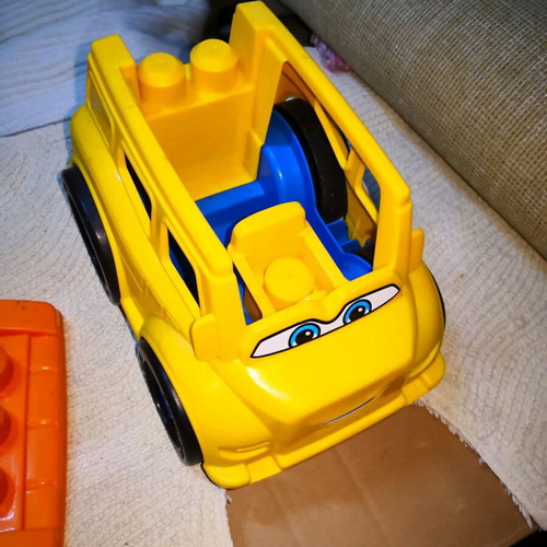 Toy car used made in Canada