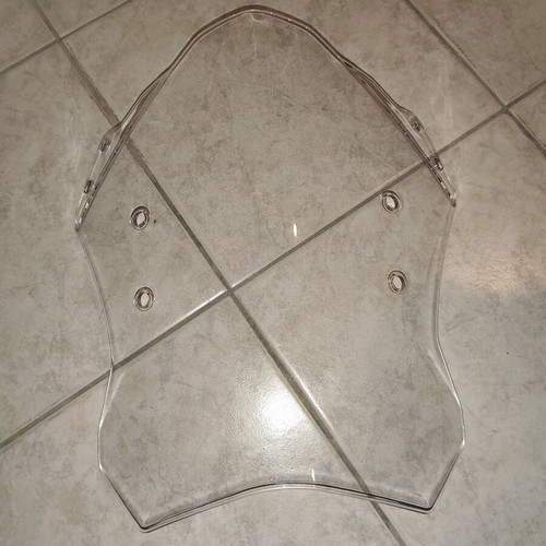 windshield benelli trk 502 white without the side panels