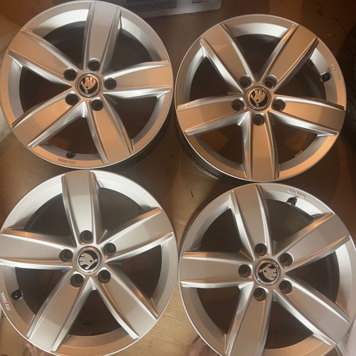 Borbet 16" alloy wheels used, 5x112 for VAG group