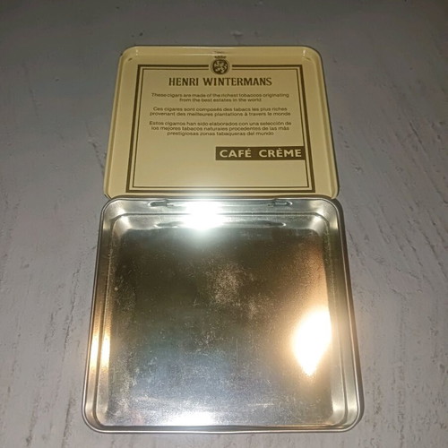 Metal Cigarette Case Cafe Cream Henri Wintermans like new