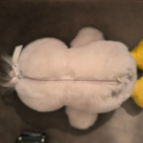 Plush duck with zipper, like new