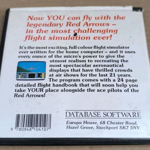 Red Arrows Database Software Amstrad Disk like new