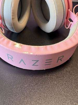 Razer Kraken Kitty Quartz Pink headset used, 3.5 mm jack
