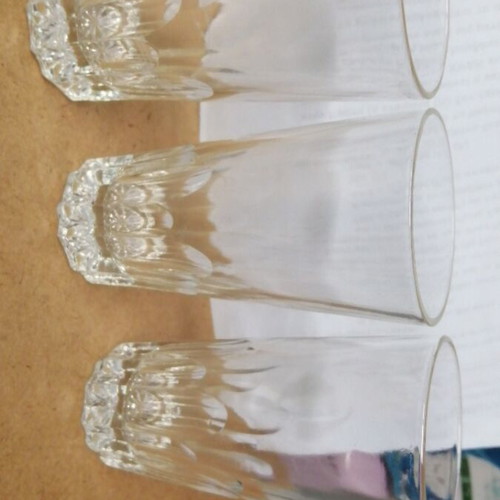 Glass Cups for Tsipouro or Ouzo, set of 3, like new