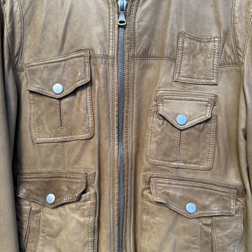 Dolce & Gabbana 7 Pocket Jacket used, lambskin nappa, beige, size M