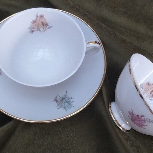 Vintage Fürstenberg porcelain coffee/tea set like new, 11 pieces