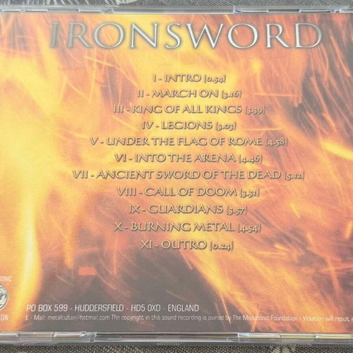 Ironsword CD used, metal