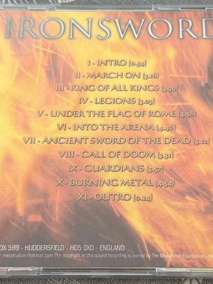Ironsword CD used, metal