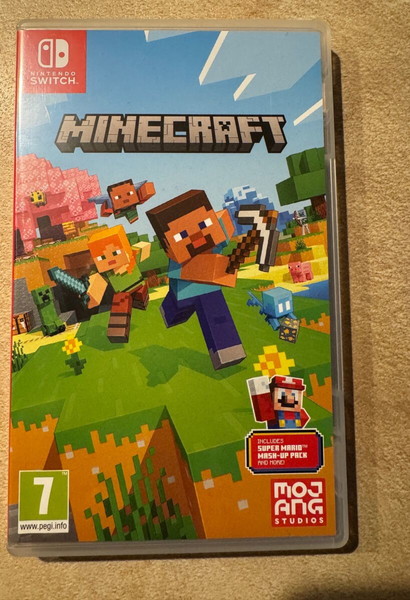 Nintendo Switch Minecraft + Super Mario pack
