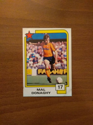 Κάρτα Panini Soccer Superstars 1988 Νο17 Mal Donaghy μεταχειρισμένη