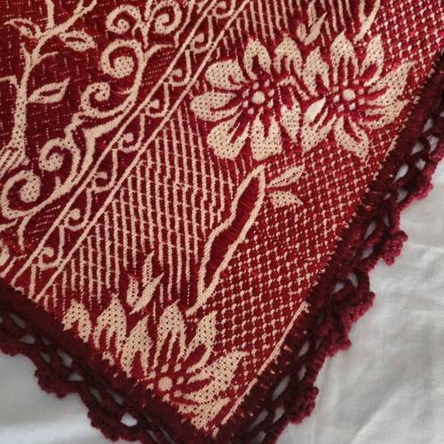 Velentza new handmade double face with lace 2.20×1.80