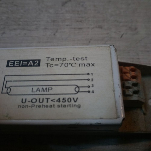 Electronic fluorescent ballast T8 1x58W new Ferrara