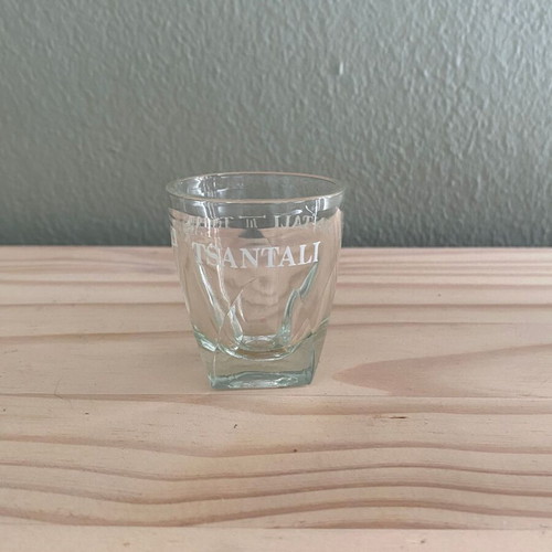 Shot glasses used, set of 3 pieces
