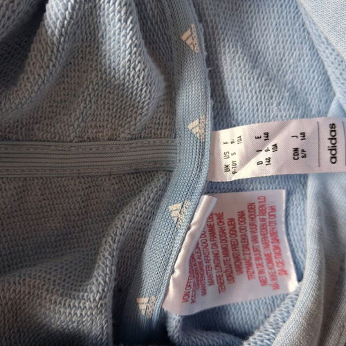 Adidas hoodie for boys 8-9 years like new, blue
