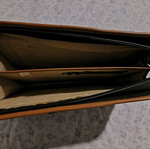 Leather briefcase used