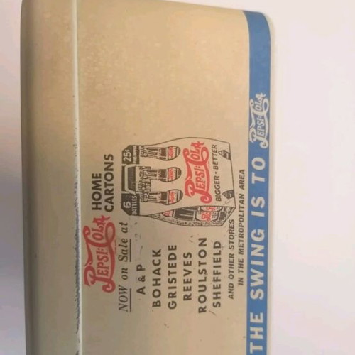 Pepsi Cola metal tin used by Virojianglor