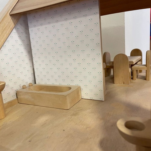 Plan Toys Wooden Dollhouse like new
