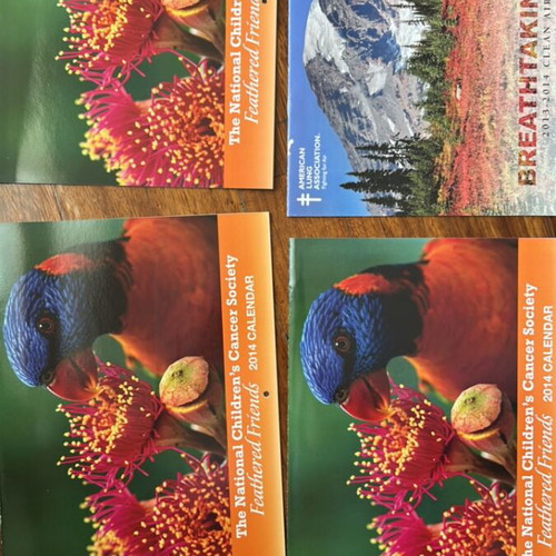 Vintage calendars new, pack of 13 with stunning photos