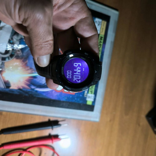 Men's digital watch new, waterproof, black