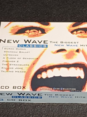 New Wave Classics 3 CD used, rock compilation