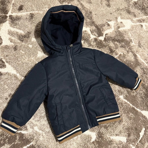 Children's jacket new for 18-month-old boy, warm and thick