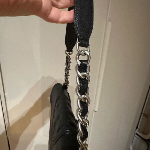 Tory Burch Fleming Hobo τσάντα ώμου μαύρη σαν καινούργια