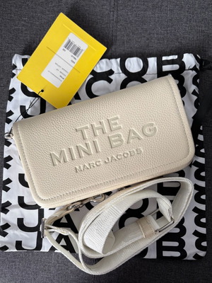 Marc Jacobs The Mini Bag χιαστί σε off-white βαμβακερό καινούργιο