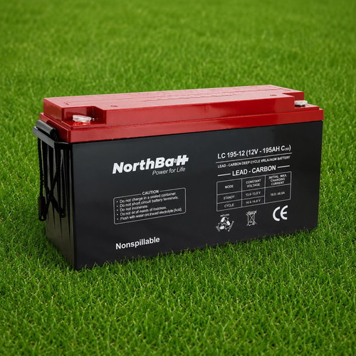 Northbatt NBLC195-12 12V 195Ah Lead-Carbon Solar Battery new