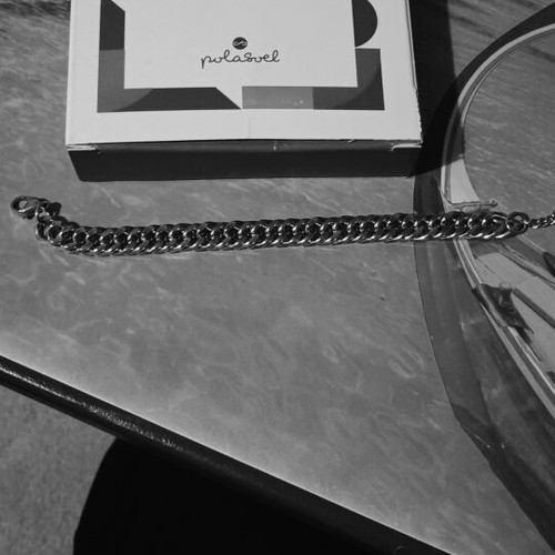 Ozze stainless steel bracelet chain new, unisex, silver