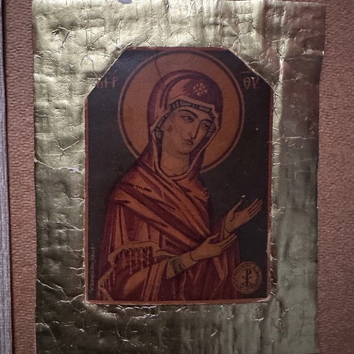 Religious images on cardboard like new, pack of 5