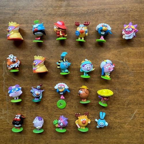 Kinder Surprise Chupa Chups figures used, pack of 21