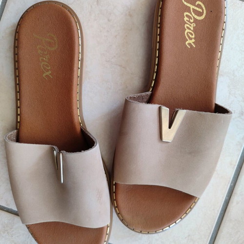 Parex sandals slippers new, size 41, beige
