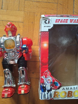 Space Warrior vintage ρομπότ CJ toys No.39291 σαν καινούργιο