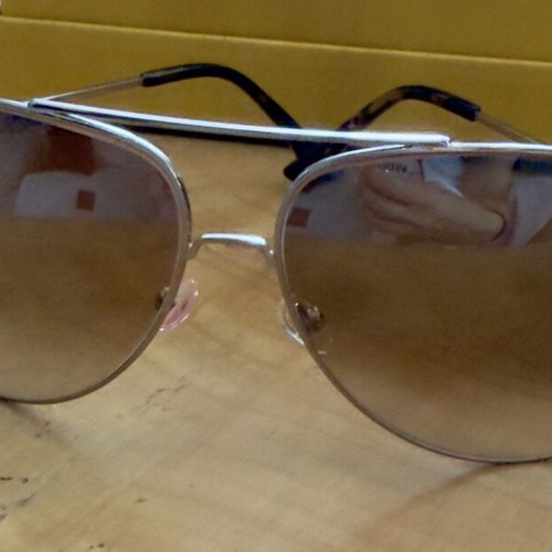 BSB Aviator sunglasses, brown gradient light mirror lenses