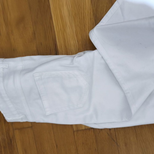 Mandarino white summer pants for girl 8 years new