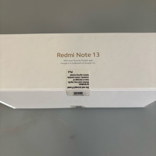 Xiaomi Redmi Note 13 Black 6GB RAM 128GB ROM new