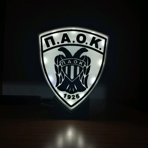 PAOK light sign new with led and usb cable