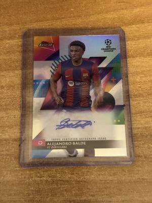 Topps Finest Balde κάρτα με υπογραφή σαν καινούργιο