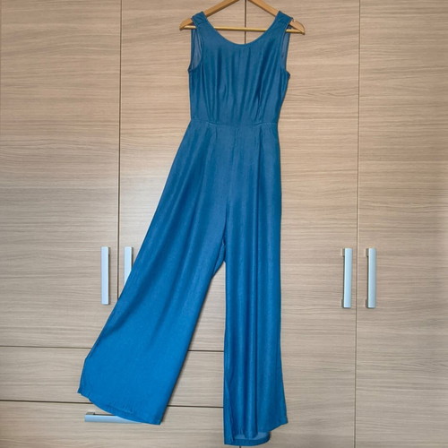 Axel Accessories jumpsuit size S like new, blue tencel fabric