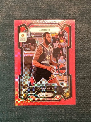 Donta Hall red Panini Euroleague card new