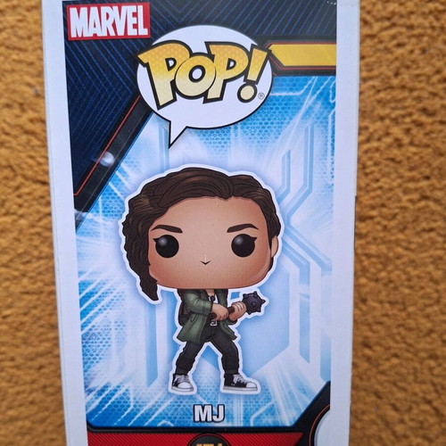 Funko Pop Spider-Man Far From Home MJ Zendaya used with damaged box