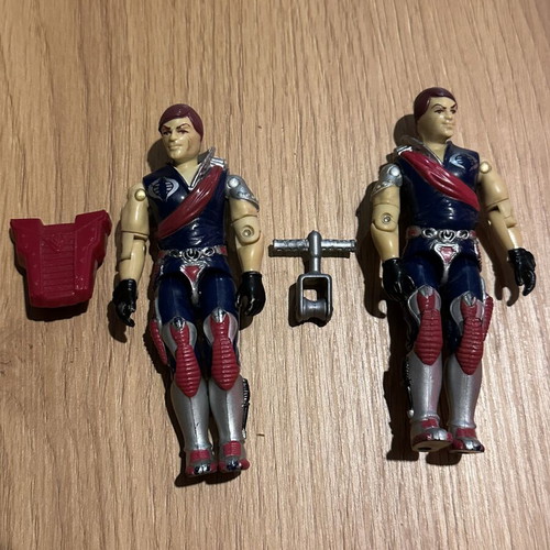 G.I Joe Tomax and Xamot figures used with original accessories