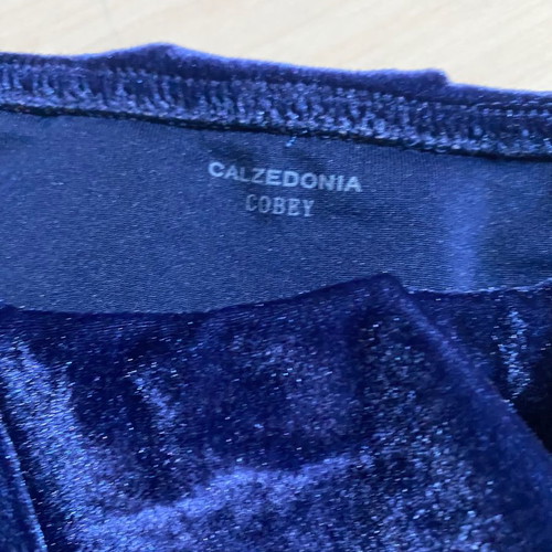 Calzedonia velvet swimsuit new, blue, size S