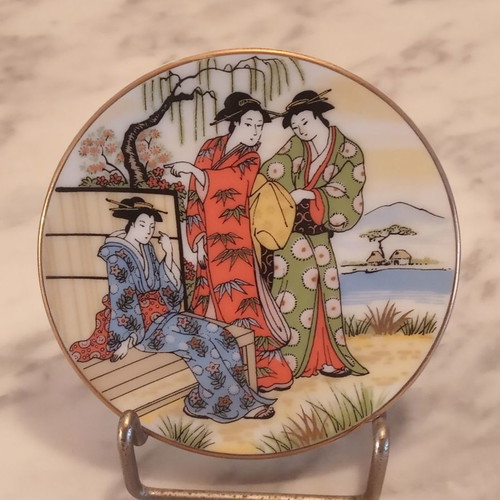 Studio Hibino set of 3 collectible Japanese plates new