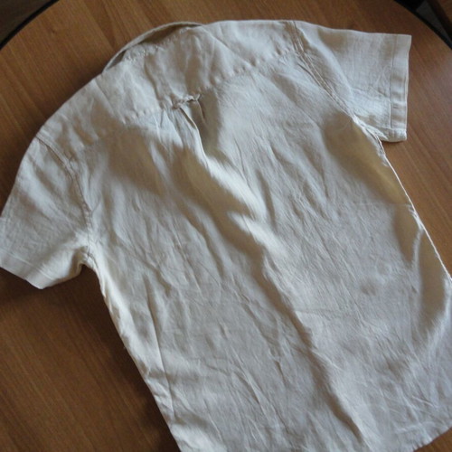 Sebago shirt new, 100% linen, size M, beige