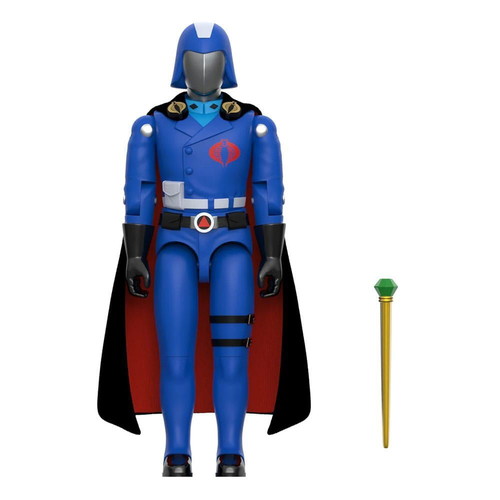 Super7 GI Joe Cobra Commander ReAction+ action figure new 3.75''