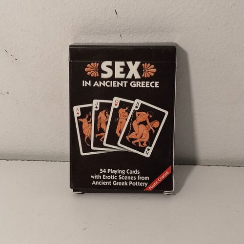 Sex in Ancient Greece Collectible Playing Cards 54 Plastic Coated