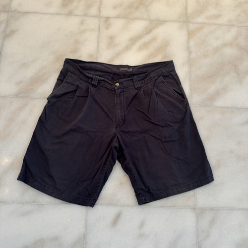 Men's Bermuda shorts used, navy chino size XXL